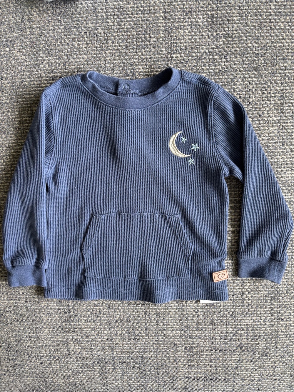 Koala Kids Blue Long Sleeve Cotton Tee 2-Pack Toddler 24M - Picture 6 of 8